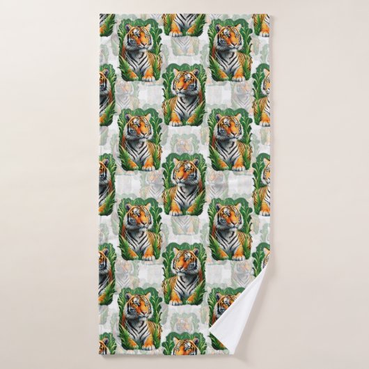 Design Motif de tigre (Serviette de bain)