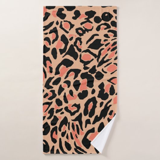 Design Motif Leopard vintage (Serviette de bain)