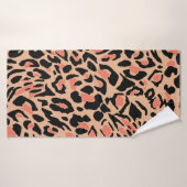 Design Motif Leopard vintage (Serviette de bain)