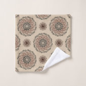 design motif mandala (Gant de toilette)