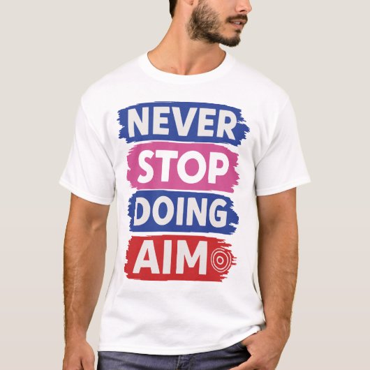 design motivationnel et design de t-shirt (Devant)