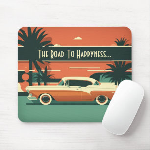 Design Mousepad - Retro 50s,60s Muismat