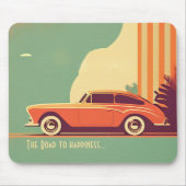 Design Mousepad - Retro 60s Muismat (Voorkant)