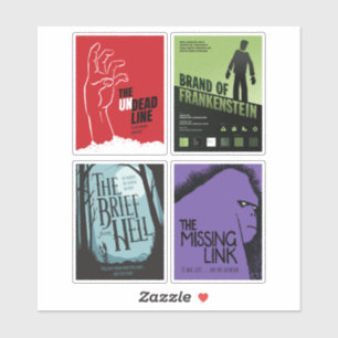 Design Nightmares - horror film posters Sticker