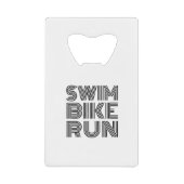 Design noir de triathlon (Devant)