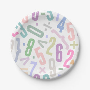 Design Number Pattern Paper & Party Borden Papieren Bordje