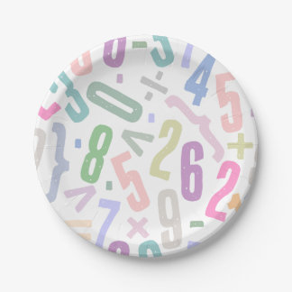 Design Number Pattern Paper & Party Borden Papieren Bordje