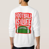 Design numérique coloré pour hommes Sweatshirt de  (Dos)