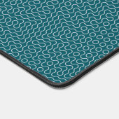Design Ocean Blue and White Wavy Lines (Coin)