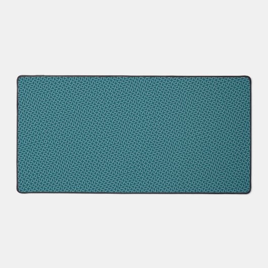 Design Ocean Blue and White Wavy Lines (Recto)