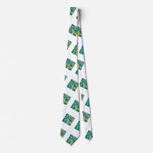 Design Octopus Cravate moderne (Devant)