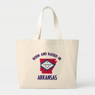 Design onder de vlag van Arkansas Grote Tote Bag