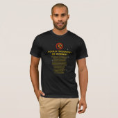 Design op de vlakke aarde - KAN "WETENSCHAP" EEN K T-shirt (Voorkant volledig)
