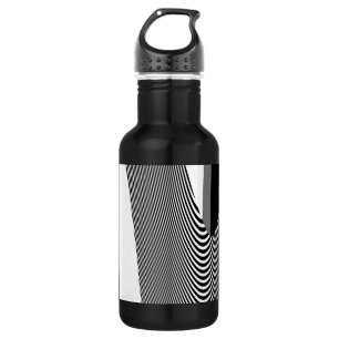 Design Op Noir Et Blanc, Bouteille D'Eau