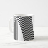 Design Op Noir Et Blanc, Mug Café (Devant gauche)