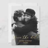 design or script photo enregistrer la carte date (Devant)