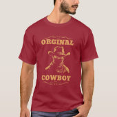 Design original unique de T-shirt Cowboy (Devant)