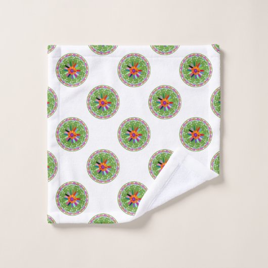 Design Otomi moderne (Gant de toilette)