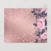 Design OWN Rosegold Metallic Event Business Flyer (Achterkant)