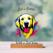 Design personnalisable de retriever doré dans le s (Neutre)