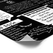 Design personnalisé 30e anniversaire Poster Année (Coin)