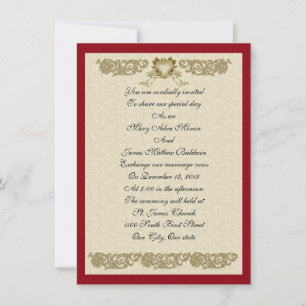 design personnalisé élégant faire-part de mariage