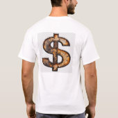design pour t-shirt Un signe dollar avec une morsu (Dos)