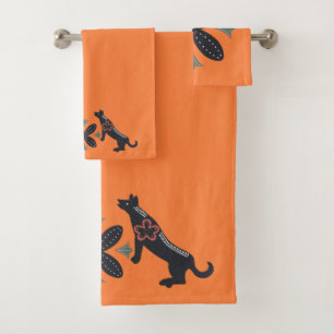 Design profondément orange et scandinave