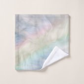 Design Rainbow Pastel Floral Mandala (Gant de toilette)