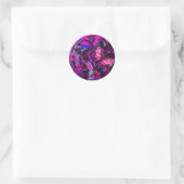 Design Reef Butterfly Ronde Sticker (Tas)