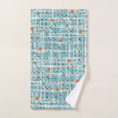 Design rétro étoilé atomique des années 1950 (Serviette à main)