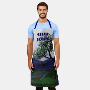 Design River Fox personnalisé, grand tablier