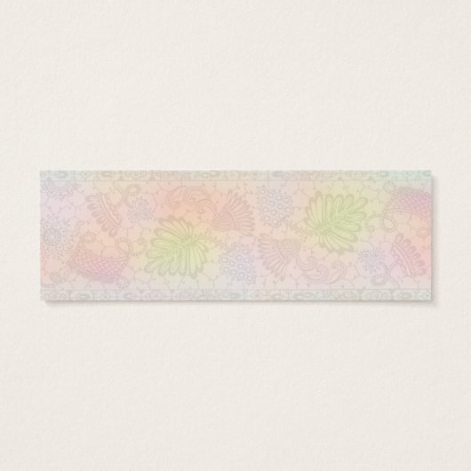 Design romantique de fleurs pastel (Dos)