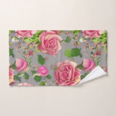 Design Rose de jardin de campagne français élégant (Serviette à main)