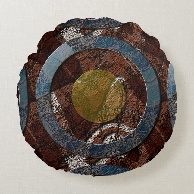 Design sierkussen rond P235 Rond Kussen (Voorkant)