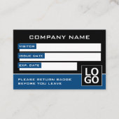 Design simple, Cartes de Visiteur (Devant)