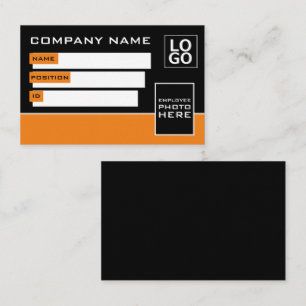 Design simple, cartes d'identité photo