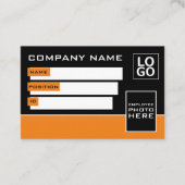 Design simple, cartes d'identité photo (Devant)
