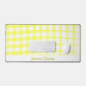 Design simple de latte jaune moderne (Clavier et souris)