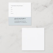 Design simple élégant Rendez-vous moderne (Devant / Derrière)