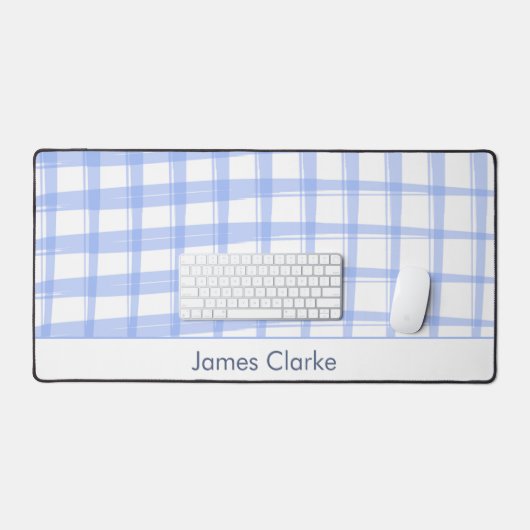 Design simple en lattes bleues (Clavier et souris)