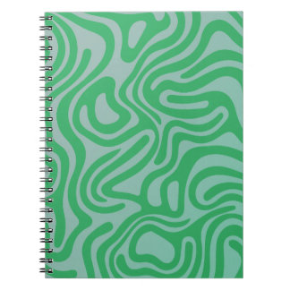 Design simple et élégant Carnet spiral abstrait