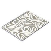 Design simple et élégant Carnet spiral abstrait (Côté gauche)