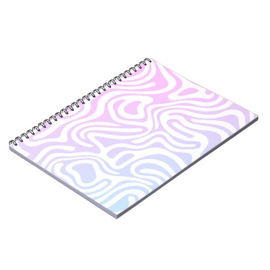 Design simple et élégant Carnet spiral abstrait (Côté gauche)