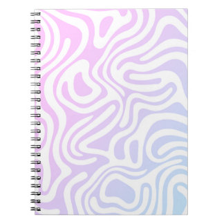 Design simple et élégant Carnet spiral abstrait