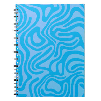 Design simple et élégant Carnet spiral abstrait
