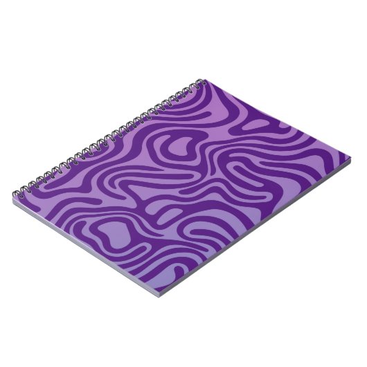 Design simple et élégant Carnet spiral abstrait (Côté gauche)