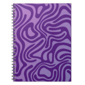 Design simple et élégant Carnet spiral abstrait (Devant)