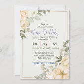 Design simple et élégant Invitation (Devant)