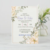 Design simple et élégant Invitation (Debout devant)